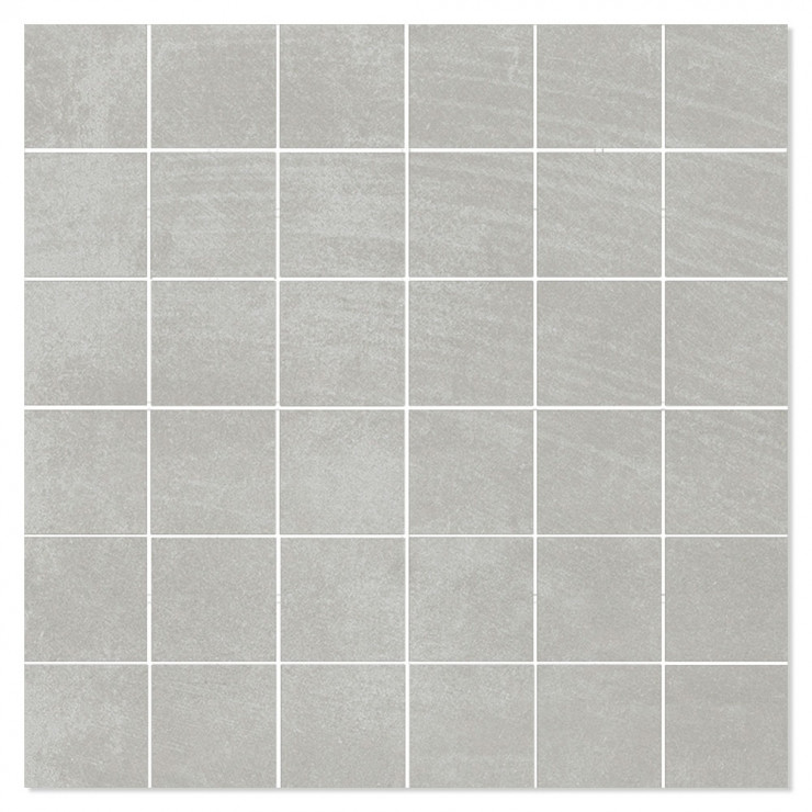 Mosaik Klinker Linea Grå Mat 30x30 (5x5) cm-0